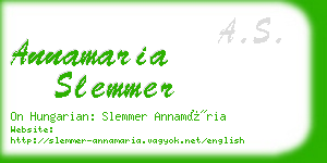 annamaria slemmer business card